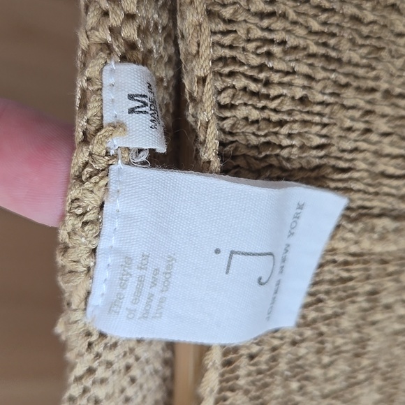 Jones New York Tan Knit Top, VGUC, Quiet Lux Vibes, Comfort Chic, Medium - Picture 6 of 9
